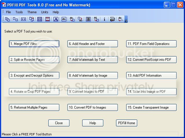 PDFill unire più file PDF