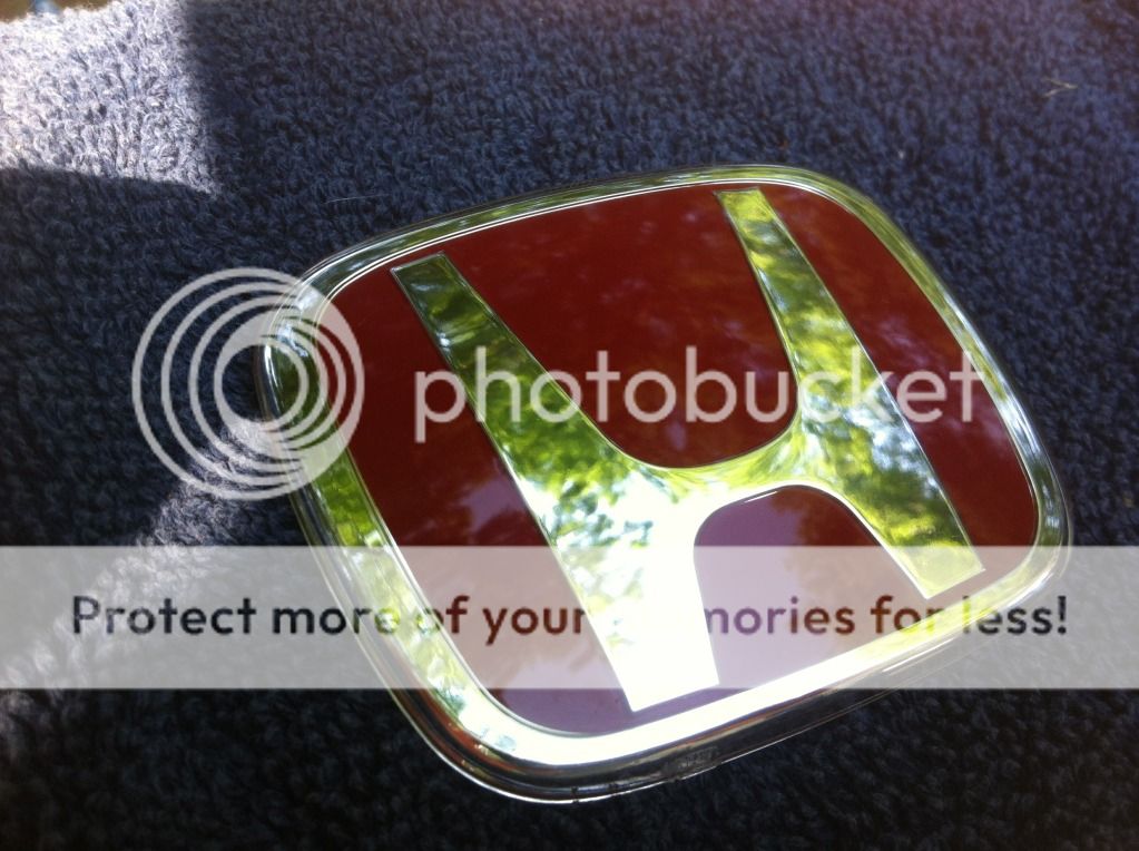 Honda Accord Type R REAR EMBLEM JDM H Red Genuine OEM 75701-S1A-E11ZB Badge ATR