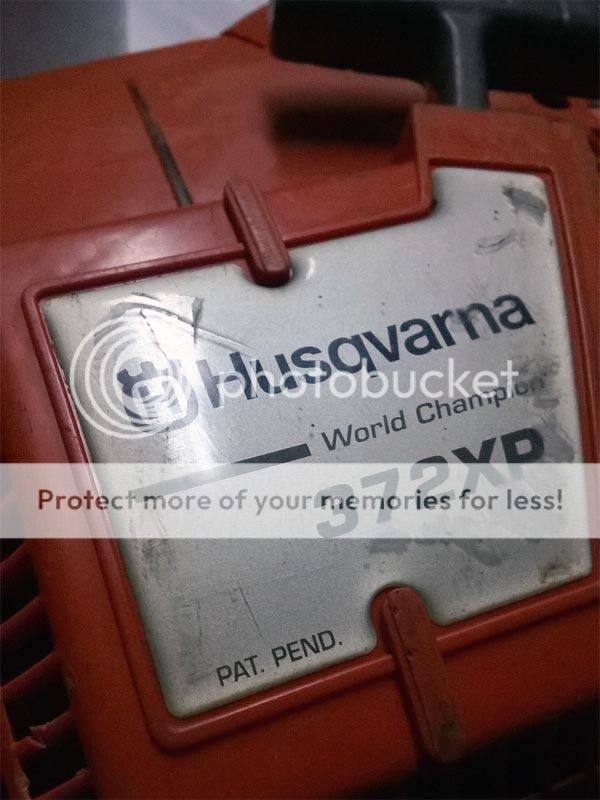 I bought a used Husqvarna 372XPG